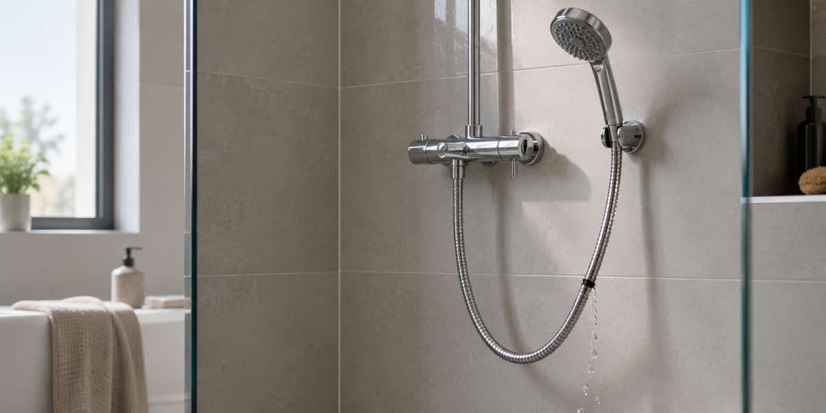 Flexible de douche qui fuit : réparer ou remplacer
